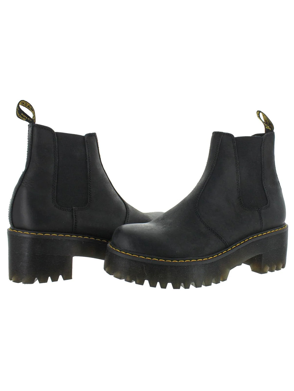 Black Burnished Wyoming Chelsea Boots H6716