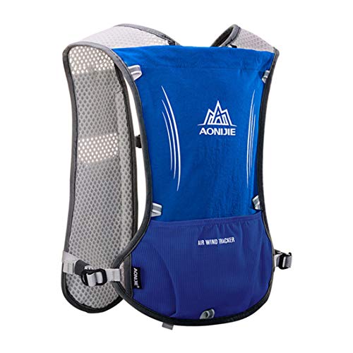 5L Outdoor Sport Camping Backpack Hydration Vest Pack with 500ml Soft Flask K8412