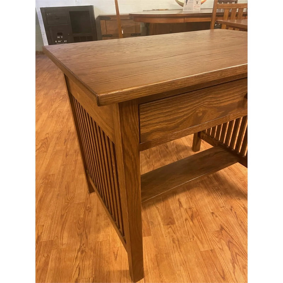36" Wood Writing Desk in Walnut B6977