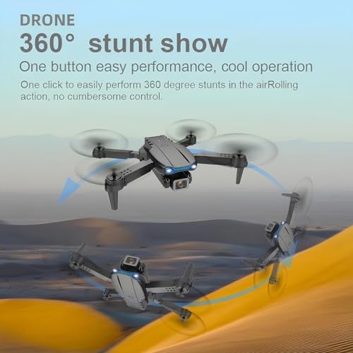 1080P Dual HD Camera RC Quadcopter Drone with 2 Batteries and Carrying Case V922343