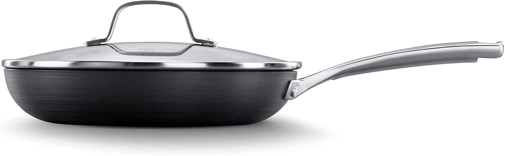 Black 10-Inch Omelette Fry Pan with Cover B953410