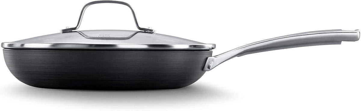 Black 10-Inch Omelette Fry Pan with Cover B953410