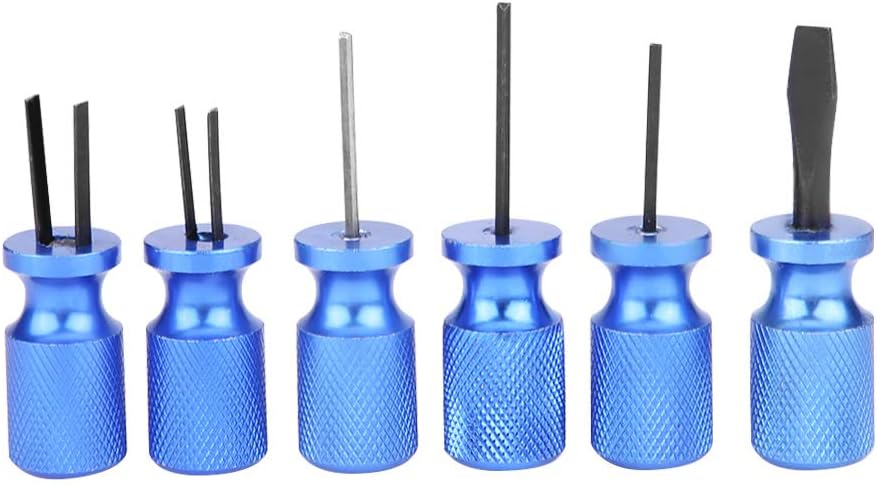 19 PCS Car Terminal Removal Tool Kit with Flat Twin Fork Blade Z54494