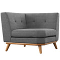 Grey Fabric Corner Sofa H618