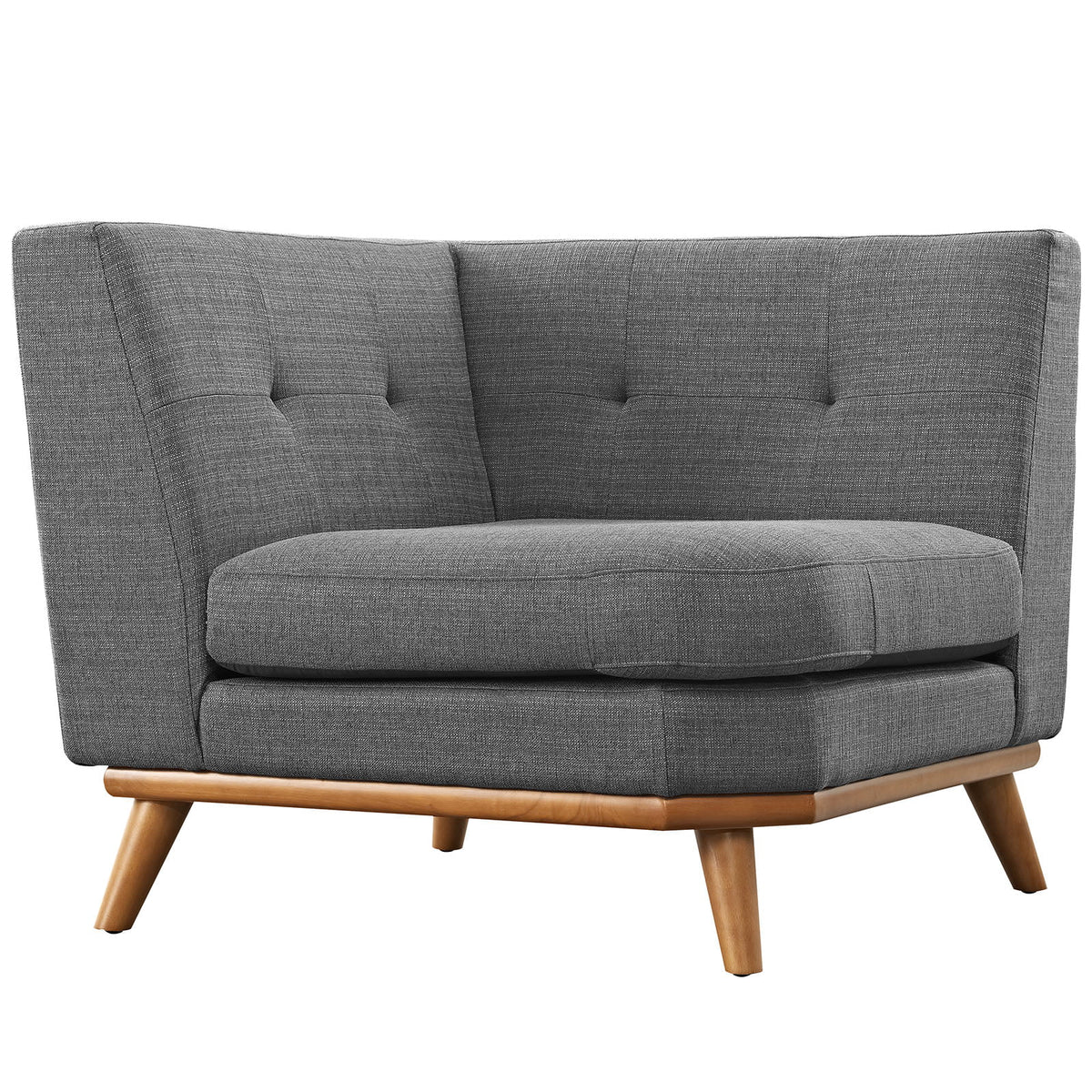 Grey Fabric Corner Sofa H618