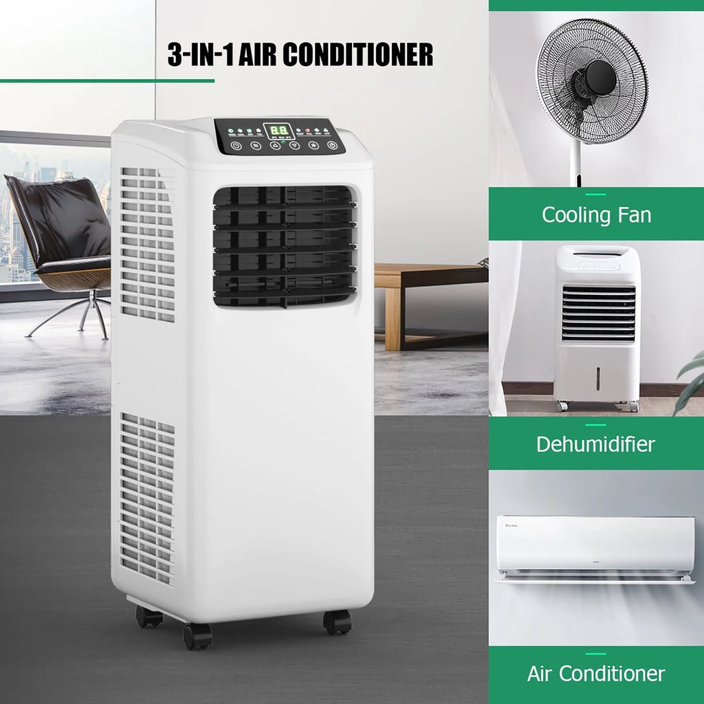 5500 BTU 3-in-1 Portable Air Conditioner with Dehumidifier and Window Kit R9534