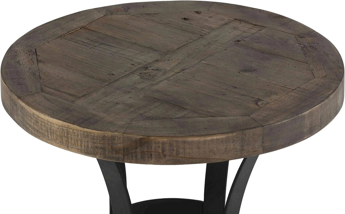 Solid Reclaimed Wood End Table G64980