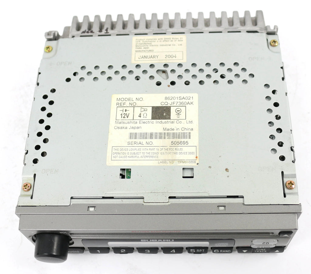 Restored OEM Subaru Forester Radio AM FM CD S23878