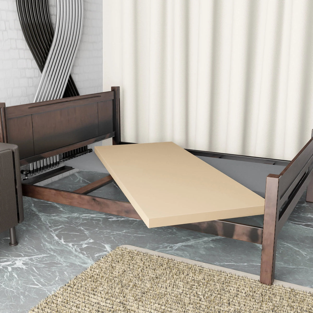1.5 Split Wood Bunkie Board King T366