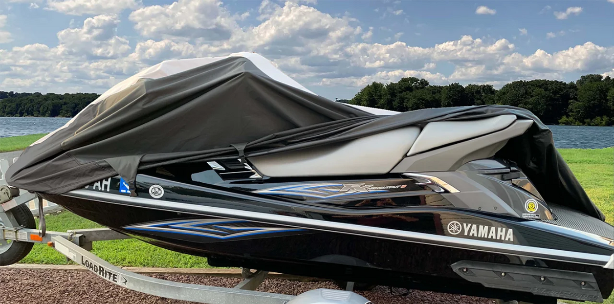 Trailerable 2 Seater PWC Jet Ski Cover J2897