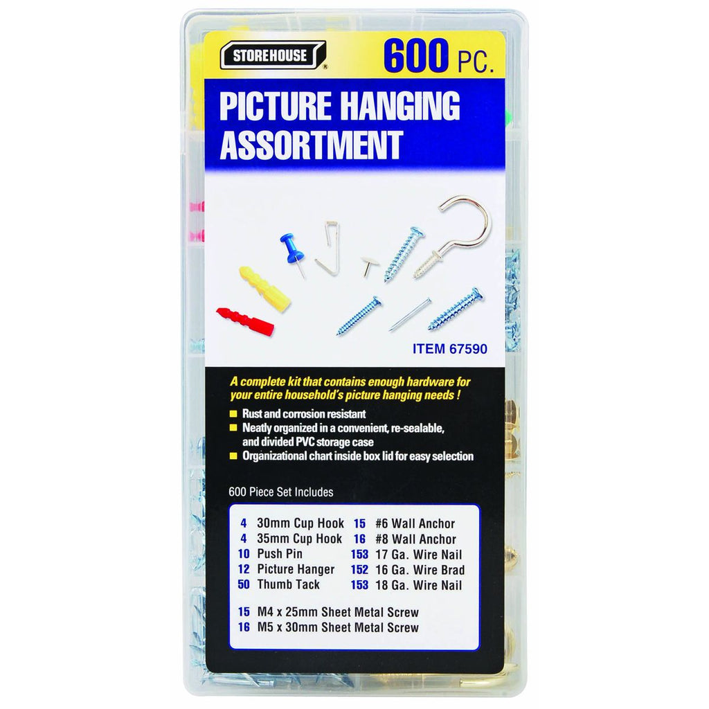 Home Hardware Assortment, 600 Piece S87563