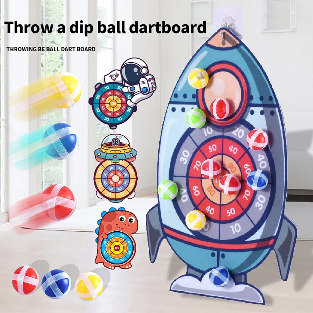 Dart Board with Sticky Balls Toys N796544