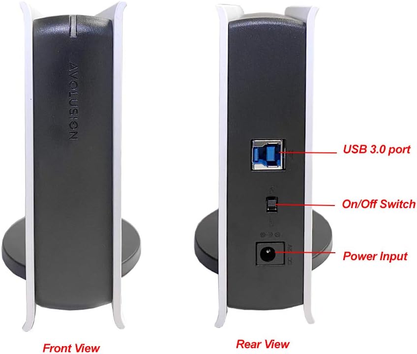 8TB USB 3.0 External Hard Drive (White) D5234