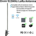 915MHZ LoRa Omni Outdoor Fiberglass Antenna 10dBi with RG142 Cable Z40703