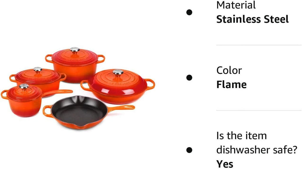 9-piece Cast Iron Cookware Set M424567