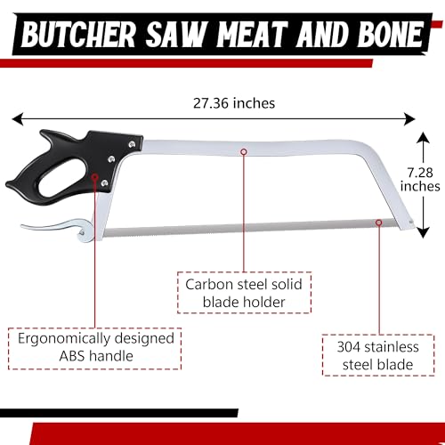 22 Inch Stainless Steel Blade Butcher Saw K608010