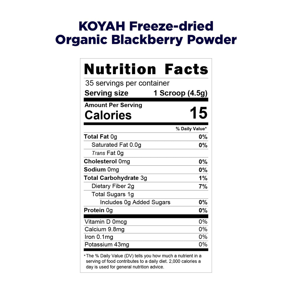 Organic Blackberry Powder Y245529