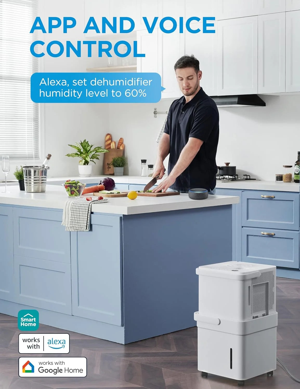 20-Pint Smart WiFi Dehumidifier F9471
