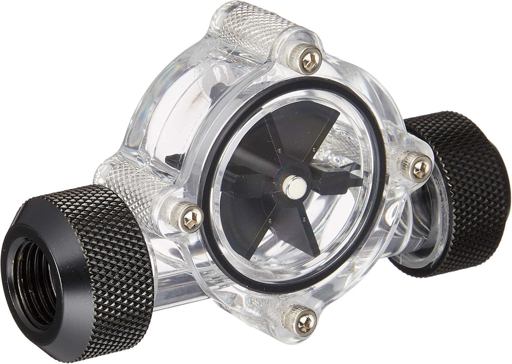 G1/4 Flow Indicator Clear Main Body Black Blade White S448