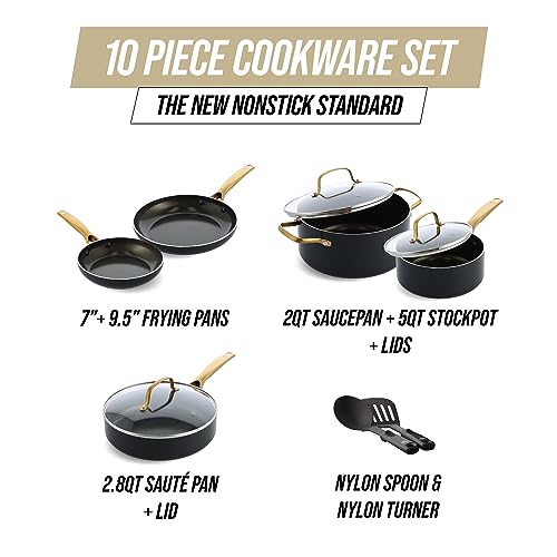 20 Piece Nonstick Ceramic Cookware and Bakeware Set K487