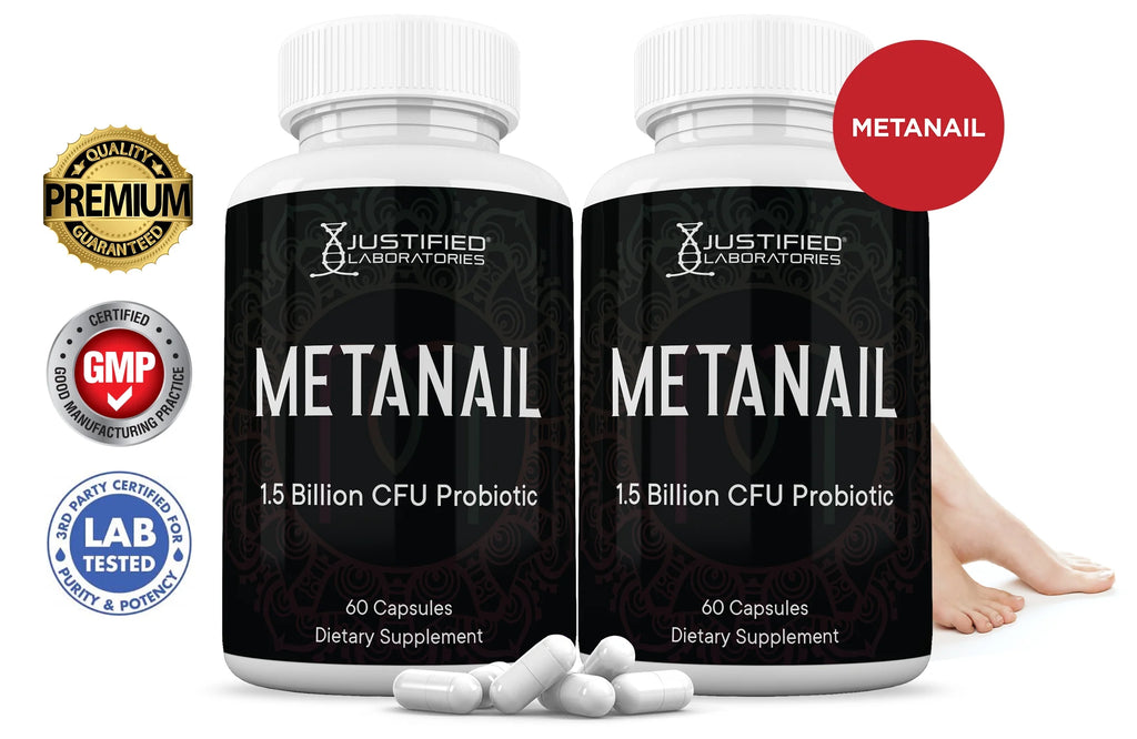 (2 Pack) 1.5 Billion CFU Probiotic Nail Support 120 Capsules Y638831