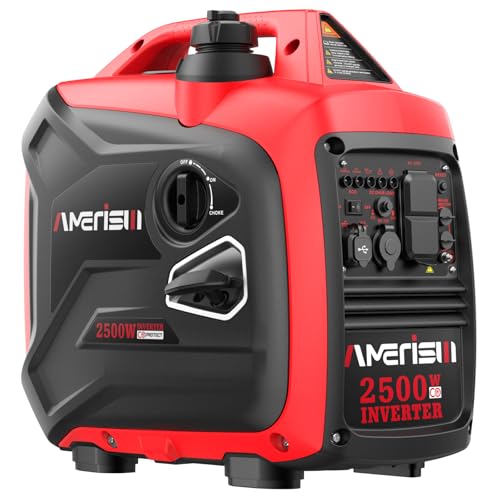 2500-Watt Gas Powered Portable Inverter Generator with CO Sensor C8178