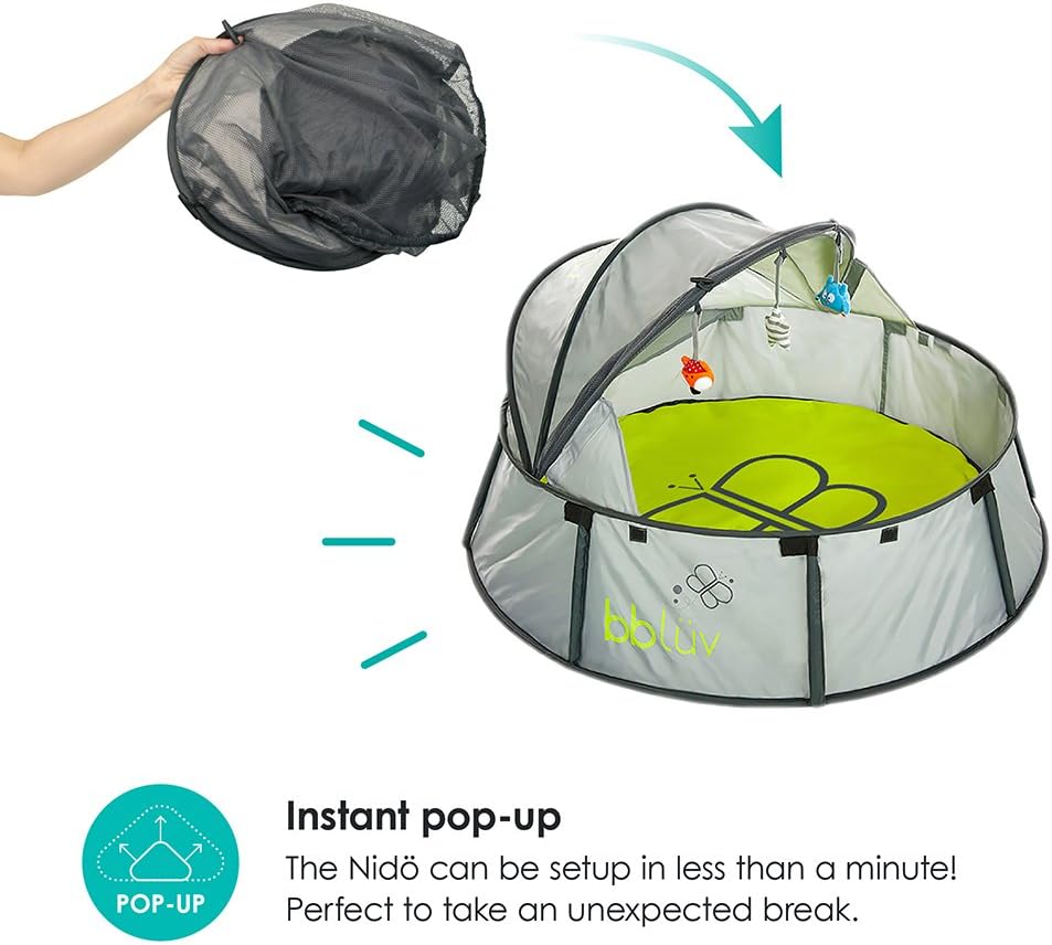 2-in-1 Travel & Play Tent with UV Protection E6642