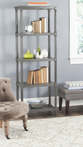 Grey 5 Tier Bookcase H1796