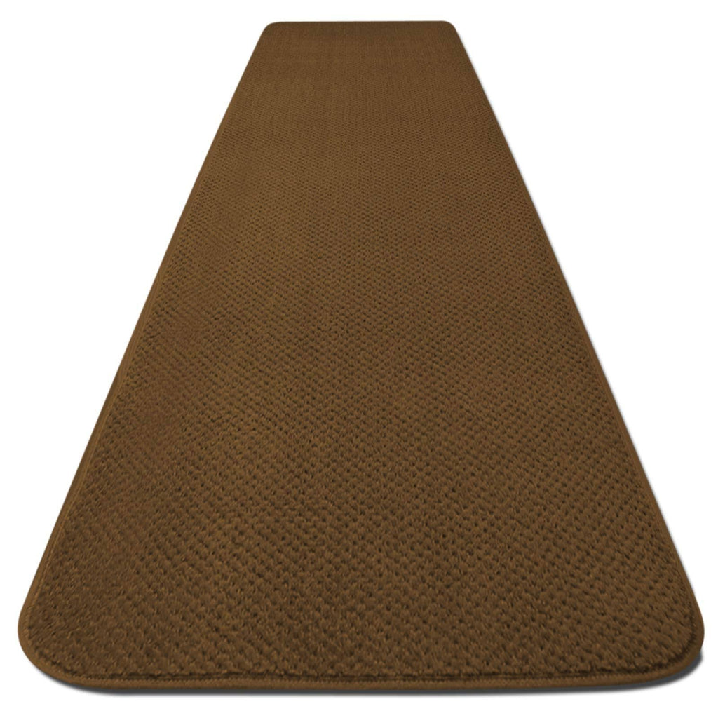 Bronze Gold 8 ft. x 48 in. Skid-Resistant Carpet Runner B4651
