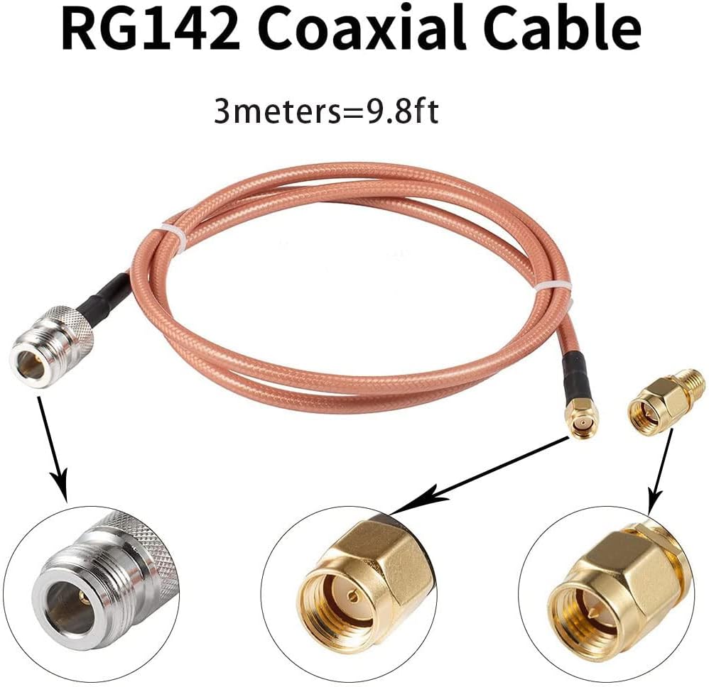 915MHZ LoRa Omni Outdoor Fiberglass Antenna 10dBi with RG142 Cable Z40703