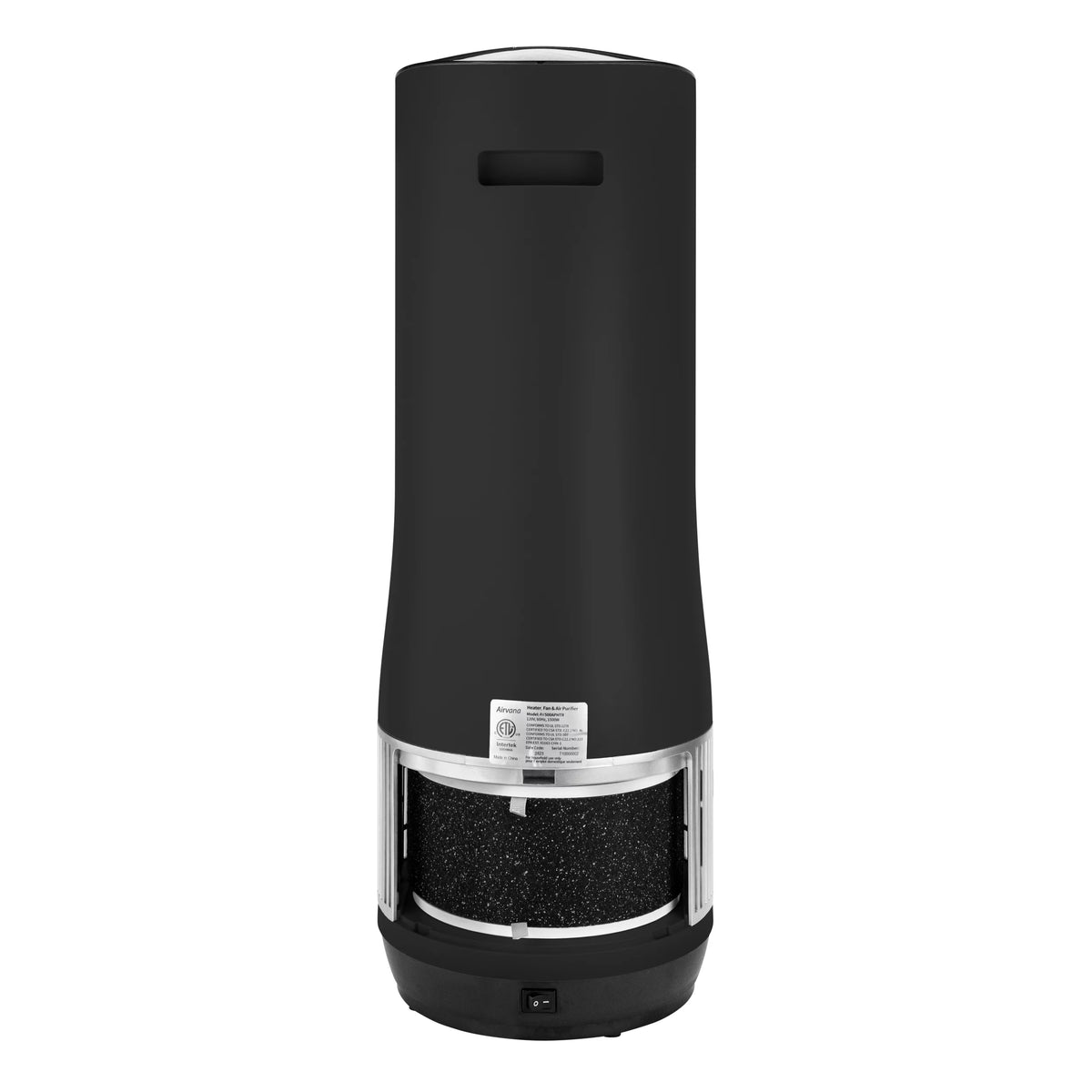 Black 3-in-1 Air Purifier Heater Fan D33678