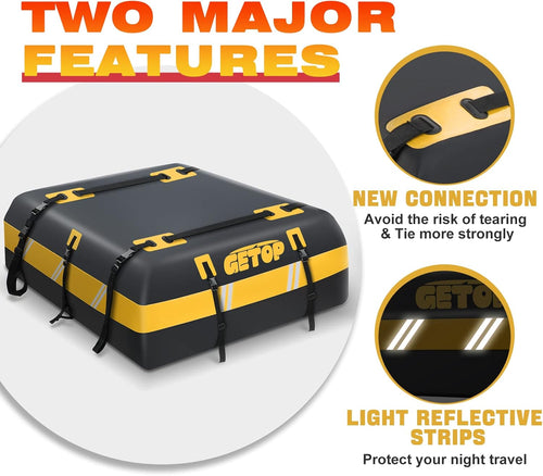 21 Cubic Feet Waterproof Rooftop Cargo Carrier Bag D699