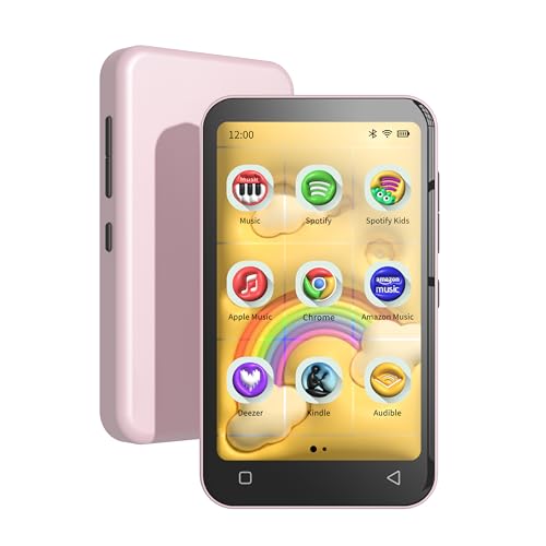 Pink 4" WiFi MP3 MP4 Music Player with Bluetooth Y637