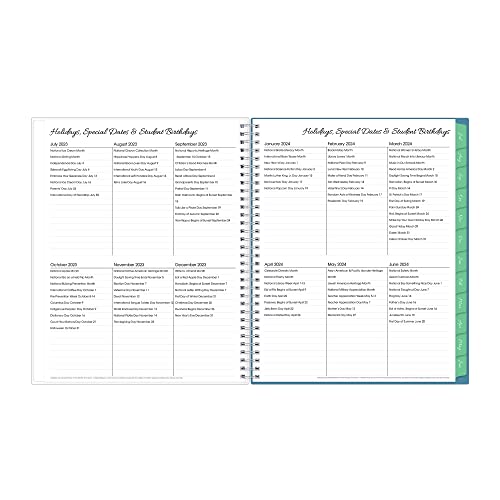 8.5" x 11" Wirebound Weekly and Monthly Lesson Planner V338702