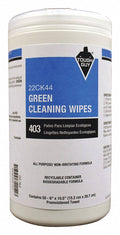 Green Cleaning Wipes Canister K433875