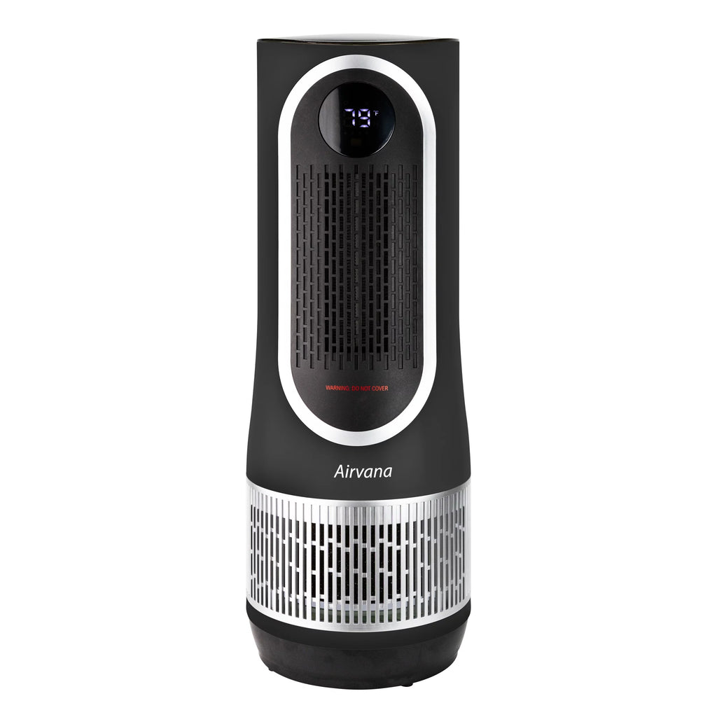 Black 3-in-1 Air Purifier Heater Fan D33678