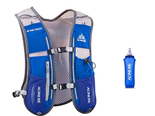 5L Outdoor Sport Camping Backpack Hydration Vest Pack with 500ml Soft Flask K8412