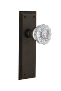 Oil-Rubbed Bronze Crystal Glass Door Knob O306472