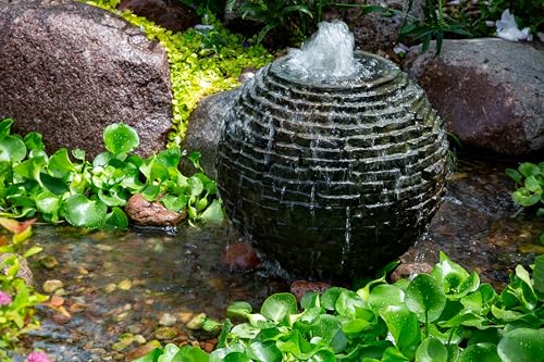 Stacked Slate Sphere Water Fountain R732595