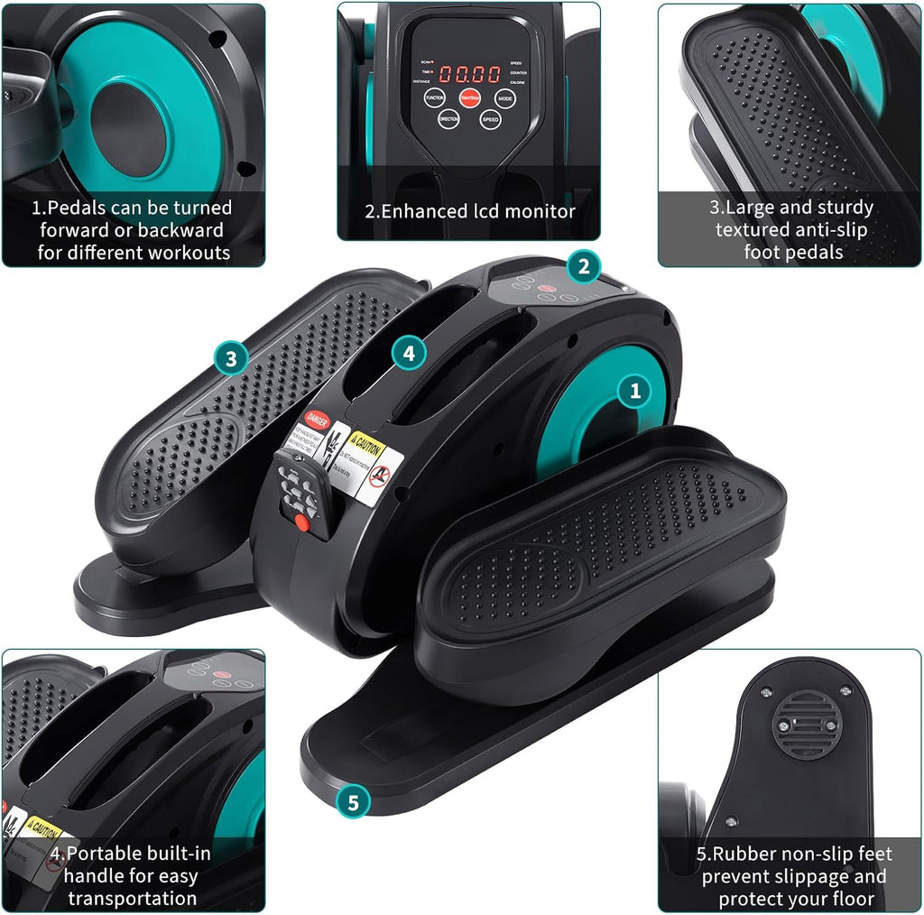 Electric Seated Pedal Exerciser with LCD Monitor and Remote Control P941