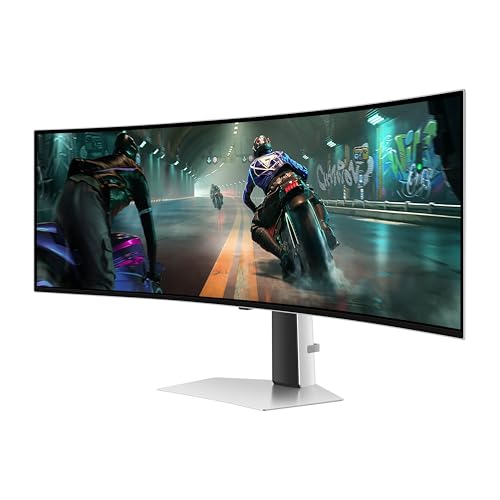 49" Dual QHD QD-OLED Curved Gaming Monitor, 144Hz, 0.03ms C62210