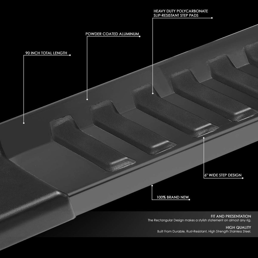 Black 6.25 Nerf Bar Side Step Running Board H9115