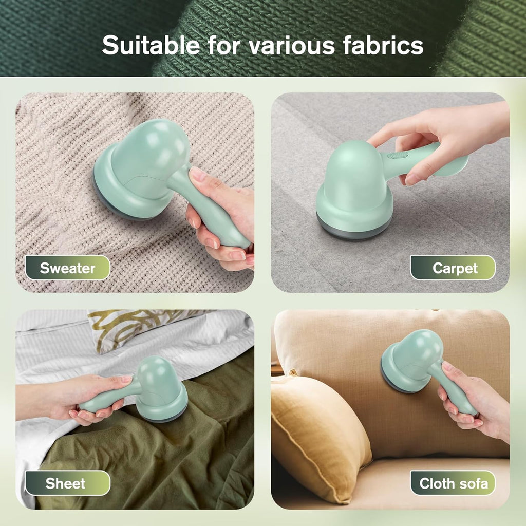 Electric Fabric Shaver with 2 Replaceable Stainless Steel Blades I894