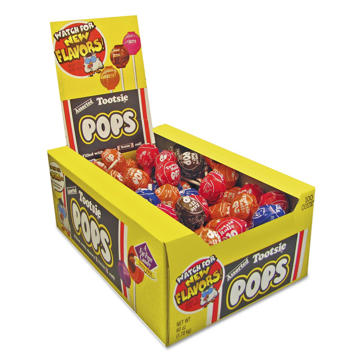 Tootsie Roll Assorted Pops 100 ct V9899