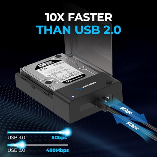 Tool Free USB Type C Dual Docking Station for PCIe NVMe M.2 SSDs M14479