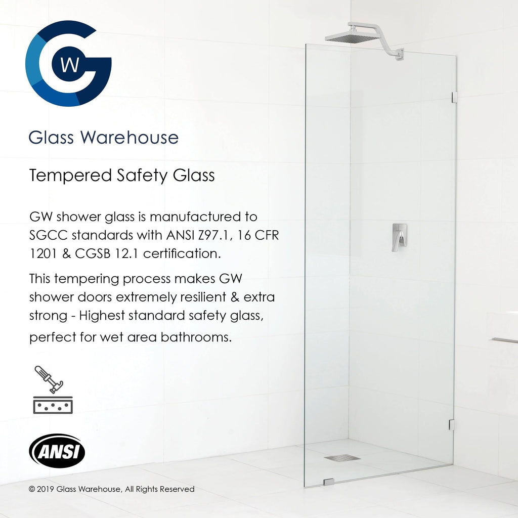 Frameless Shower Door Oil Rubbed Bronze Q980244