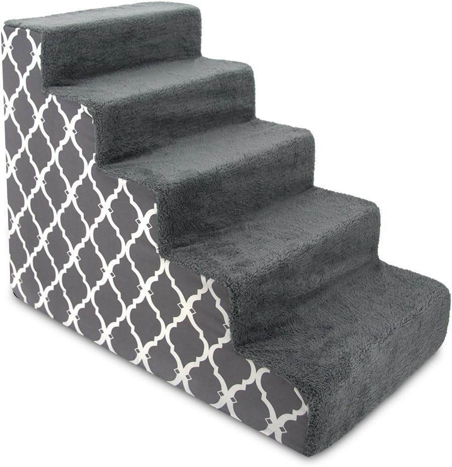 CertiPUR-US Certified Foam 5-Step Pet Steps and Stairs B359