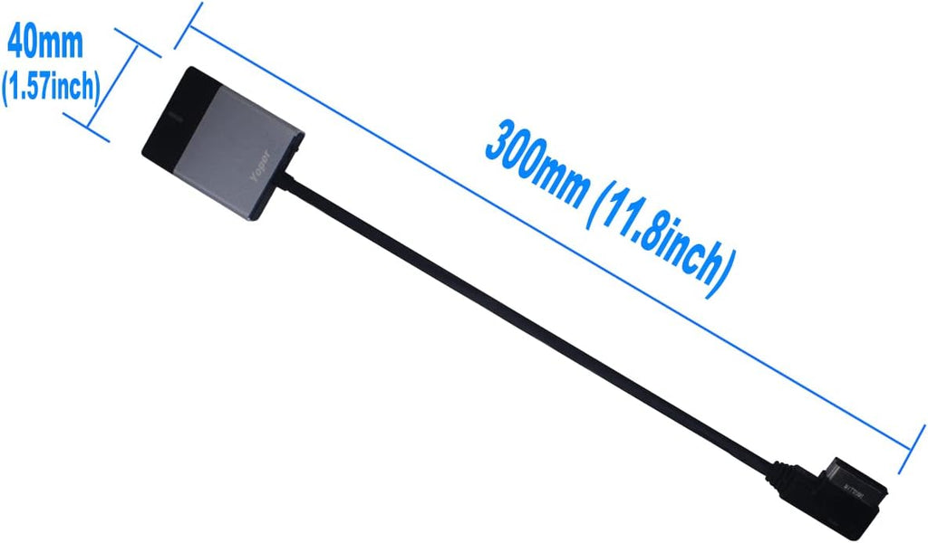 Bluetooth Car Kit Hi-Fi Music Interface Adapter Connector Cable E651251