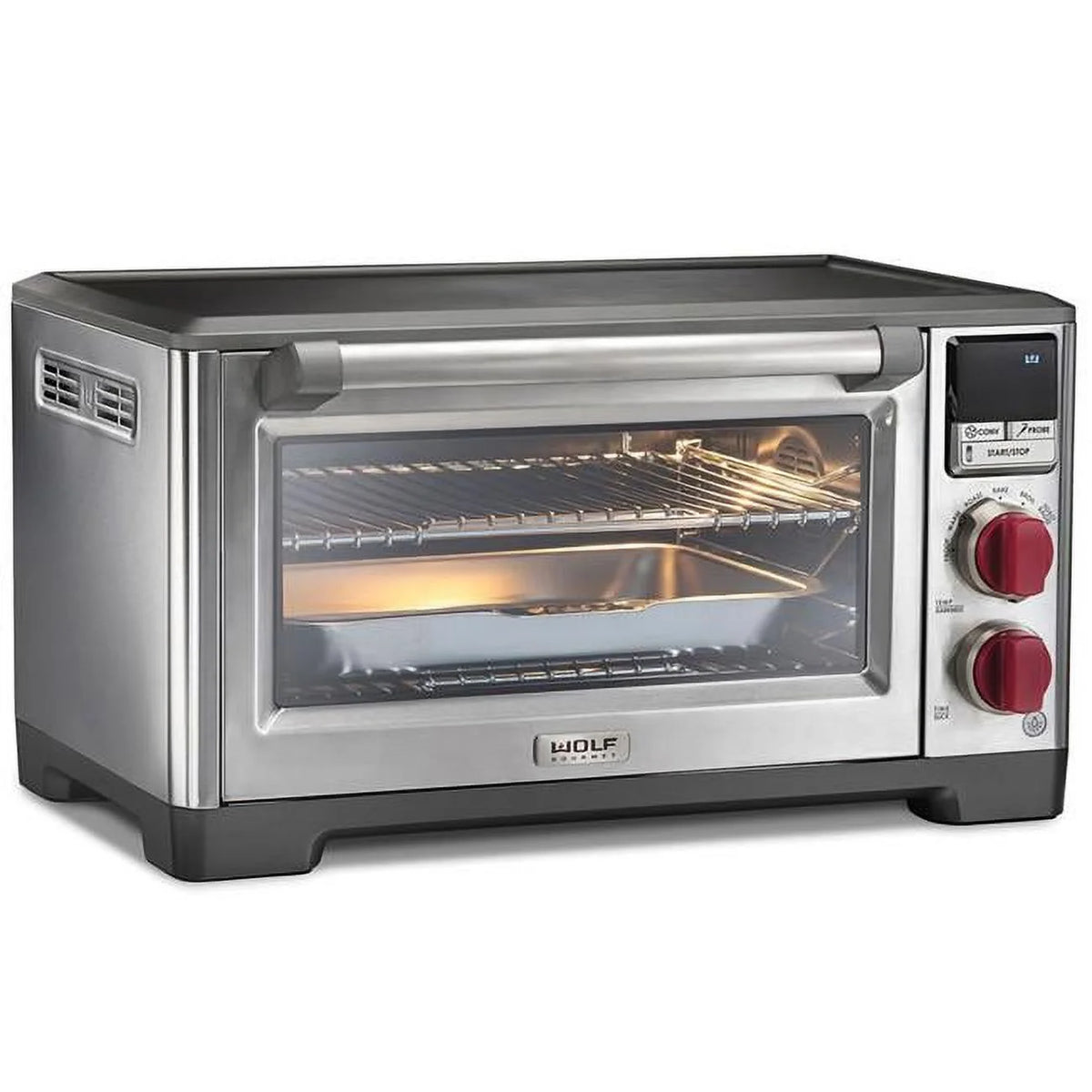 Countertop Oven with Red Knobs X85275