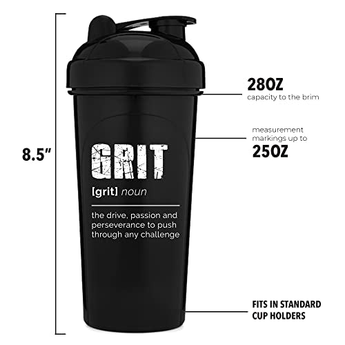 [4 Pack] 28oz Shaker Bottle with Mixer Agitators X283